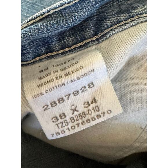 Men's Lee Carpenter Jeans Size 38 x 34 Workwear Utility Denim Big and Tall - Picture 6 of 8